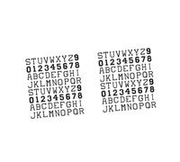 OSALADI 2 Series Parches De Ropa Diy Letras Y Termoadhesivos Para Decorar Vestidos Camisetas Y Accesorios Para Manualidades Y Reparaciones 72 Piezas X 2