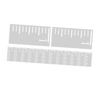 OSALADI 2 Series Regla De Gráficos De Crecimiento Creciente Escala Vivero Decoración Plantilla De Altura Para Tabla De Crecimiento Para La Pared El Plastico 7 Piezas*2