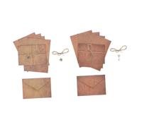 OSALADI 2 Sets de Papelería Vintage para Cartas de San Valentín de Papeles y Sobres Retro para Escritos y Invitaciones