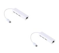 OSALADI 2 Uds Adaptadores USB Adaptador Ethernet USB A Hub Concentradores USB Tipo USB Ethernet USB Tarjeta De Red Gigabit
