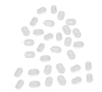 OSALADI 20 Almohadillas Nasales para Gafas Soporte Antideslizante de Suave Reduce Presión y Accesorios para Inserción Protección para Nariz