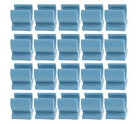 OSALADI 20 Piezas Abrazadera de Conexión del Tubo Silla del Inodoro Clip de Plástico para Inodoro Pp Azul Diámetro Interior 9mm y Exterior 5mm y Instalación Fácil
