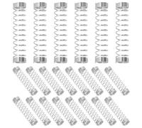 OSALADI 20 Piezas Muelle para Bolígrafo Recambio Metálico para Bolígrafo Acero Inoxidable Plata 0,4mm X 4,5mm X 18mm y Recambios Escuelas y Decoracion Colegio