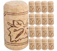 OSALADI 20 Tapones para Botellas de Vino de Corcho Natural 20X40 MM Selladores Reutilizables y Flexibles Tapones de Madera para Mantener Frescura Vinos y Cervezas Uso Doméstico y