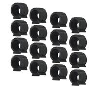 OSALADI 20 Unidades de Almohadillas Antideslizantes para Carritos de Supermercado Accesorios Plegables para Carros de Transporte Piezas Protectoras para Carrito de Compras Color Negro