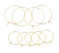 OSALADI 200 Piezas Earring Hangings Iron Wire Hoops DIY Jewelry Making Supplies Versatile Craft Components For Handmade Earrings