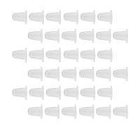 OSALADI 200 Tapas de Pigmento para Tatuajes de Silicona Flexible y Resistente, Copas Suaves y Estables para Maquillaje Semipermanente, Paquete de 200 Unidades