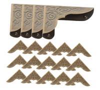 OSALADI 25 Piezas Protector de Esquinas Metálico Vintage para Libros y Álbumes de Decoración Resistente y Precisa para Fundas y Bordes Retro para Protección Duradera
