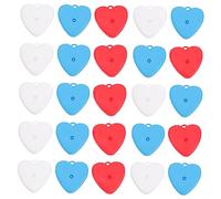 OSALADI 25 Piezas Unidades Pesos para Globos Forma de Corazón Reutilizables Bloques de Peso para Decoración de Bodas y Fiestas Colgantes para Globos de Helio Colores Surtidos