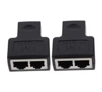 OSALADI 2piezas Adaptador Divisor Ethernet para De Socket Compatible Múltiples Dispositivos