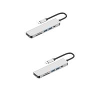 OSALADI 2piezas Adaptador USB c Portátil De Hub Multifuncional De y Salida Compatible Dispositivos Tipo c y Pro