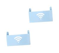 OSALADI 2piezas Caja De Almacenamiento para Router Contenedor Creativo De Pared Organizador De Cables y Accesorios del Hogar Plástico Resistente y Duradero