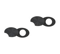 OSALADI 2piezas Cubierta De Privacidad para Webcam Adhesivo Deslizante para Ordenadores Portátiles Tablets y Móviles Protección contra Hackers Color Negro