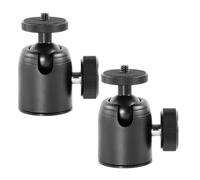 OSALADI 2piezas Gimbal de Cámara de Metal Tornillo Pequeño Trípode de Cabeza Esférica Rotula de Bola para Tripode Soporte de Escritorio para Cámara
