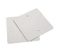 OSALADI 2Piezas Inoxidable Placa Ciega para Enchufes Panel Eléctrico y Caja de Techo Resistente al Calor y Rayones Instalación