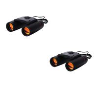 OSALADI 2piezas Prismáticos Compactos Plegables para Senderismo y Observación De Aves Lentes De Alta Transmisión De Luz Diseño Ligero y Portátil para Actividades Al Aire