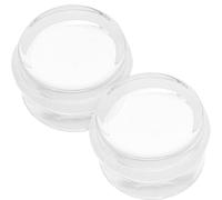 OSALADI 2piezas Tope De Puerta Silencioso De Silicona Tope De Puerta Cilíndrico para Hogar Cuña De Silicona Decorativo del Hogar Sin Perforar