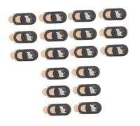 OSALADI 3 Juegos De Cubiertas para Cámara Web para Computadora Portátil Deslizador De Seguridad Color Negro Protección contra Miradas Indiscretas Y Hackeos 6 Unidades X 3