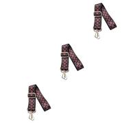 OSALADI 3 Piezas Correa de Hombro Ancha Ajustable Correa para Bolso Correa de Bolsa de impresión Correa de Bolso Ajustable Mensajero Bandolera cinturón de Repuesto