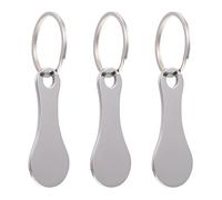 OSALADI 3 Piezas de Fichas para Carrito de Compras Portátiles de Plástico Resistente, Llavero Creativo para Supermercado y Actividades al Aire Libre, Color Claro, Tamaño Pequeño Fácil