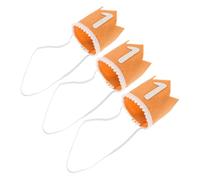 OSALADI 3 Piezas Diadema De Cumpleaños Creativa y Cómoda para Primera Fiesta Accesorios De Fotos para Pequeños Reutilizables con Lentejuelas