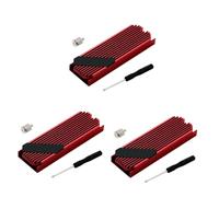 OSALADI 3 Piezas Disipador de Calor de Estado sólido Aleta enfriadora de Metal disipador de Calor de Aluminio galgas frigorifico Aleta enfriadora de Aluminio Aleta más fría SSD computadora