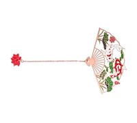 OSALADI 3 Piezas Marcapáginas de de Diseño Artístico de Abanico Accesorio de Papelería para Lectores para Estudiantes y Amantes Lectura