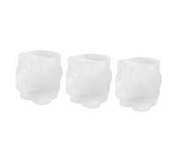 OSALADI 3 Piezas Molde de Silicona de para Diy para Manualidades Almacenamiento de Esponjas de Maquillaje y Decoraciones Variadas