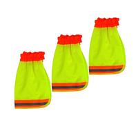 OSALADI 3 Piezas Protector de Cuello para Casco Extensión Sombreada Transpirable con Tira Reflectante de Alta Visibilidad Compatible con Cascos de Seguridad para