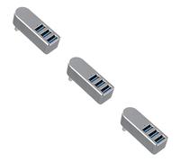 OSALADI 3piezas Adaptador USB Puertos Hub De Datos Rotativo Expansor Compacto para Laptop y Dispositivos Protección contra Sobrecargas y Cortocircuitos
