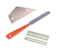 OSALADI 3piezas Herramientas De Reparación De Guitarras Lijado Con Regla Triangular Almohadilla De Protección Para De Guitarras y Ukeleles