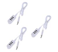 OSALADI 3piezas Hub Multi-Funcional De Extensión De Línea para Carga y Transferencia De Datos Compatible Múltiples Dispositivos Color