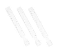 OSALADI 3piezas Regla Transparente de Medición Multifuncional con Lupa de Aumentos Herramienta de Dibujo para Manualidades Proyectos de Arquitectura y Scrapbooking