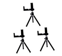 OSALADI 3piezas Soporte para Móvil y Cámara Rack De Tripié para Live Streaming y Fotos Compatible Teléfonos y Cámaras Diseño Portátil y Rotativo