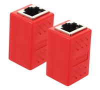 OSALADI 4 Juegos De Acopladores Ethernet Cat6 Hembra A Hembra para Velocidades De Red Mejoradas (2 Unidades)