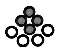 OSALADI 4 Juegos filtro cabezal ducha stainless steel shower filter juntas cabezal ducha reemplazo agua lavadoras Junta goma Mampara ducha Filtrar