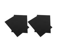OSALADI 4 Piezas Lámina de Aluminio Negro A4 de 0.2mm para Grabado Láser de Alta Precisión, Compatible Impresión Profesional, Adecuado para Placas Metálicas y Manualidades