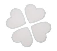 OSALADI 4 Piezas Molde de Silicona Forma para Posavasos para Proyectos Diy y Decoraciones