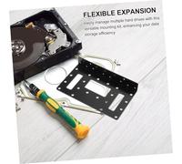 OSALADI 4 Piezas Soporte Montaje SSD Adaptador Disco Duro Metal para Pc Escritorio Bahía Almacenamiento