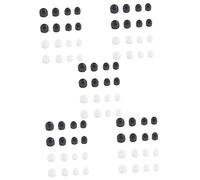 OSALADI 40pares Auriculares De Silicona Reemplazo Tapones De Oído Prácticos y Cómodos Compatible Wf- y Wf- De Transparente y Material De Silicona De Alimenticio Diseño Antideslizante