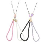 OSALADI 4piezas Lanyard De Teléfono De Punto De De Muñeca Para Móvil Lanyard De Moda Para Cámara y Llaveros