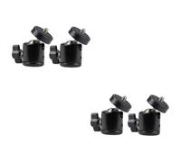 OSALADI 4piezas Soporte De Cámara Cabezal Esférico De Aleación De Aluminio Plataforma Deslizante De Amortiguación Panorámica Compatible Cámaras DSLR y Trípodes