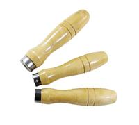 OSALADI 5 Piezas De Mango De Madera Para Lima De Herramientas De Corte Diseño Ergonómico Mango Con Orificio Interior De 6 8 Mm Para Destornillador De Escofina