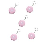 OSALADI 5 Piezas Mini Cinta Portátil de Alta Precisión Anillo para Casa y Exterior Rosa