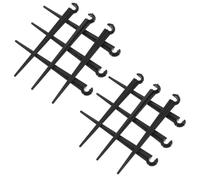 OSALADI 50 Estacas de Riego por Goteo para Jardín, Soporte de Anclaje de ABS Resistente, 11 CM de Longitud, Aptas para Macizos de Flores y Huertos, Accesorios para Sistema de Riego