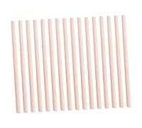 OSALADI 50 Piezas Varillas de Madera Cilíndricas sin Pintar para Manualidades Diy Paquete de de Arte para y Proyectos