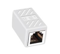 OSALADI 5piezas Acoplador Ethernet De In-Line para Cables Color Blanco Compatible para Redes Domésticas y Profesionales