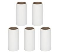 OSALADI 5rollos Papel Adhesivo Desprendible para Quitapelusas y Pelos de Mascota Recambio para Rodillo Quitapelusas Cinta Limpieza para Ropa Sofás y Alfombras