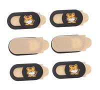 OSALADI 6 Piezas Cobertura De Protección Año del Tigre Protectores De Cámara Web Patrón Cubierta De La Cámara Pegatina De Privacidad Abs Material Pintado Cubierta Protectora