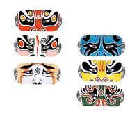 OSALADI 6 Piezas Cubierta Protectora De Web Diapositiva De De para Portátil Patrón De Maquillaje Facial Ópera De Pekín para Videollamadas